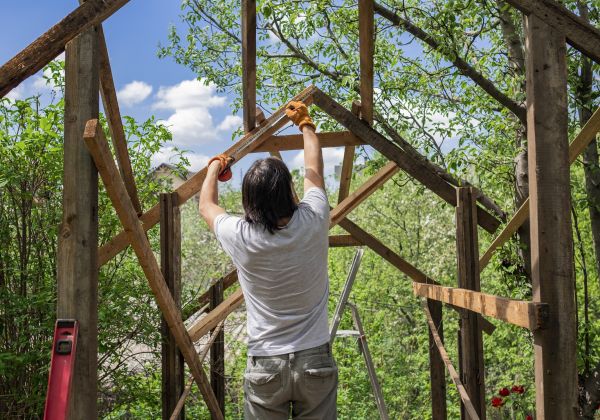 Wood Pergola Repair in Windsor